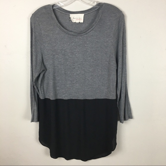 VINCE CAMUTO, Two by Vince Camuto two tone top - Picture 3 of 6